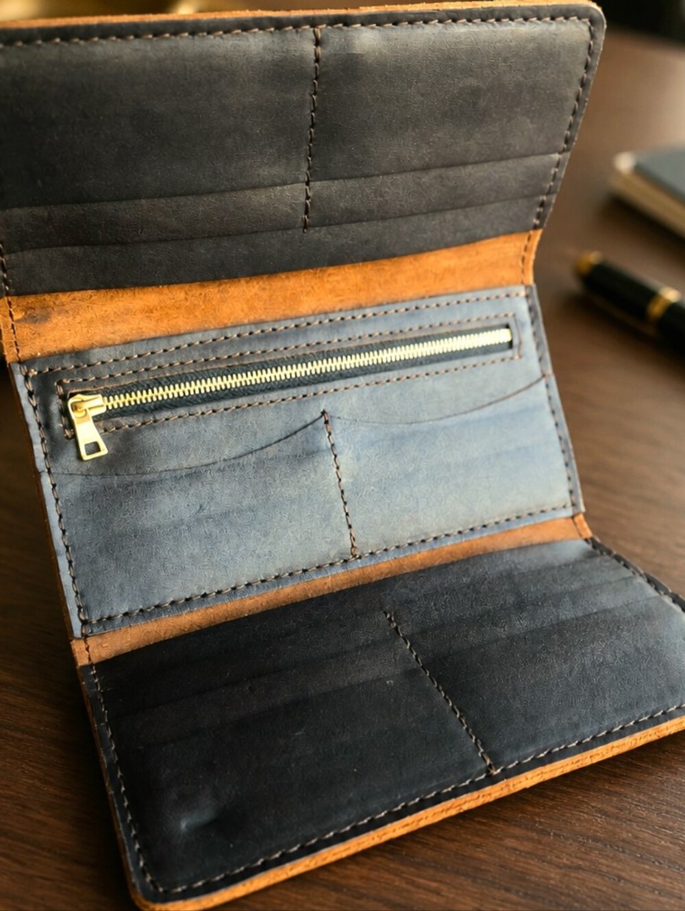 Portland Leather Goods Women's Tri-fold Wallet - Picture 8 of 8